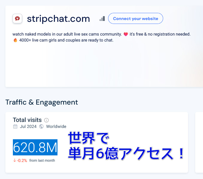 危険？STRIPCHATの安全性が高い理由とリスク対策を徹底解説　世界で6億アクセス