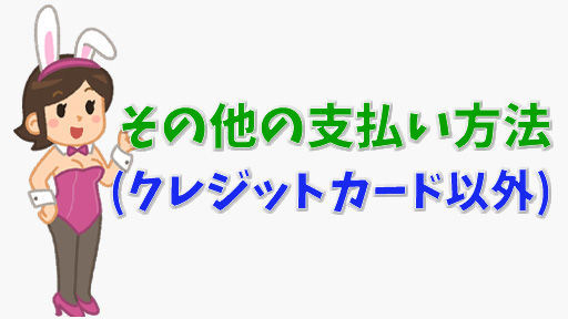 STRIPCHATのクレジットカード支払いについて｜クレカ以外の方法も紹介　クレジットカード以外の支払い方法